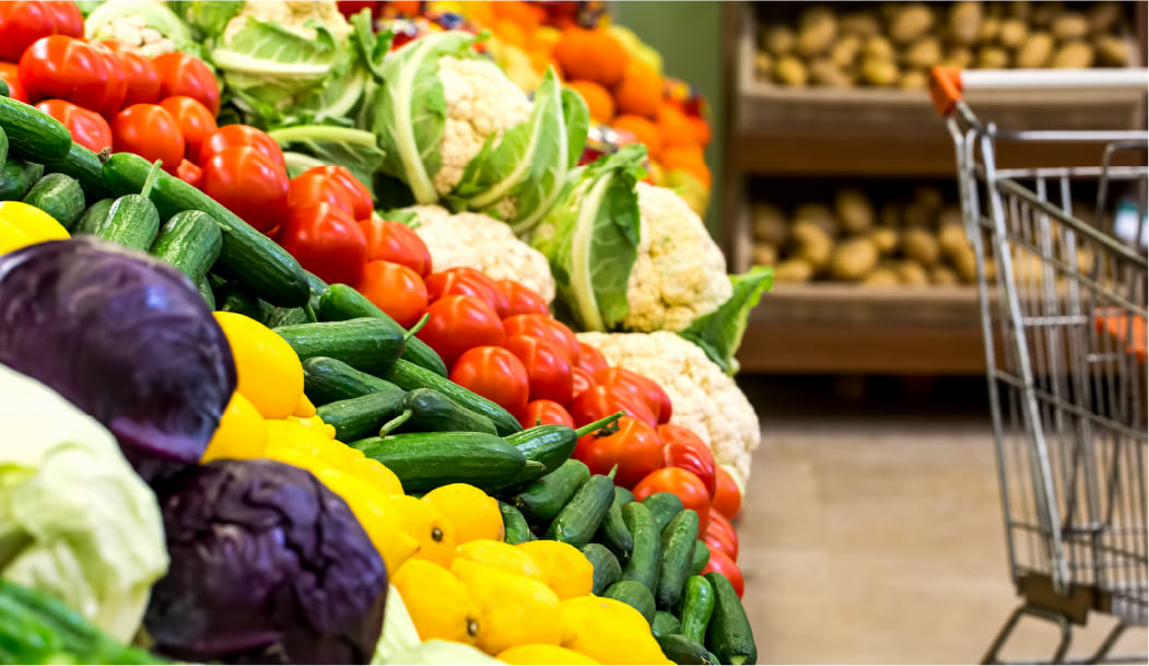 食品販売の画像